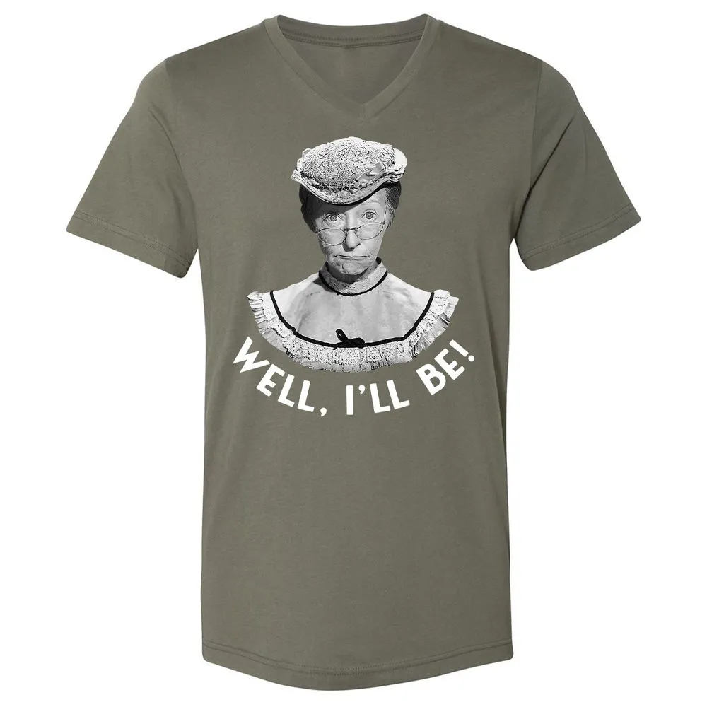 Unisex V-Neck T-Shirt - KS76C2NG - Military Green - 10