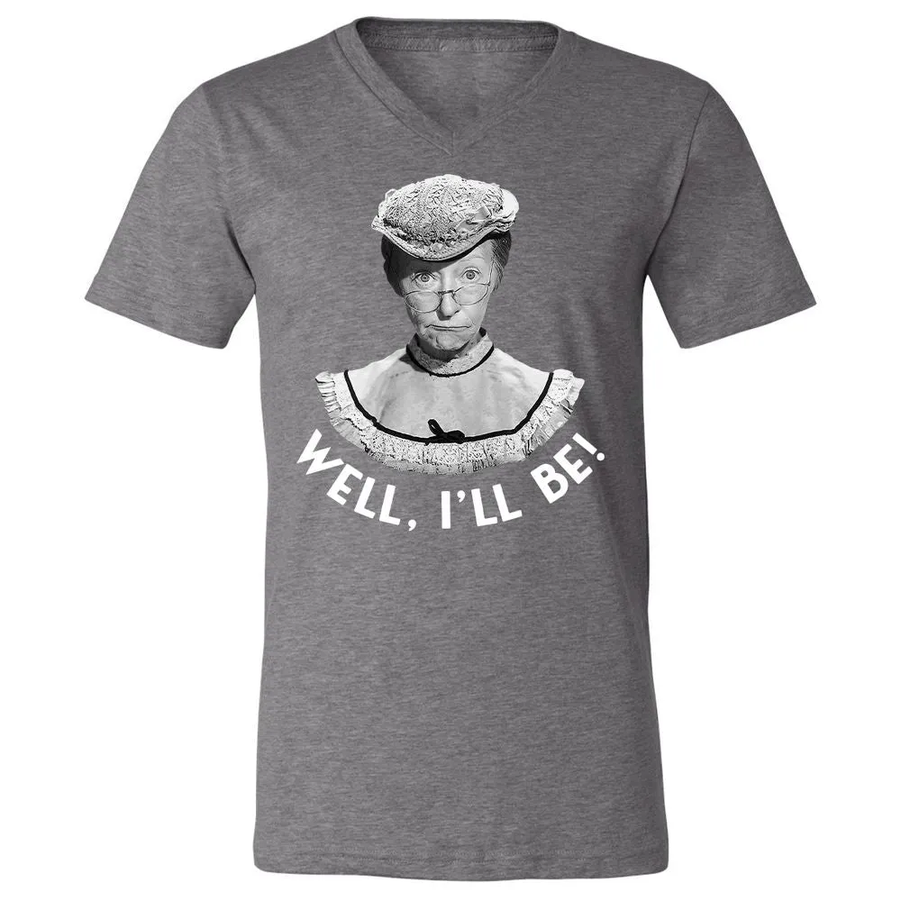 Unisex V-Neck T-Shirt - KS76C2NG - Deep Heather - 13