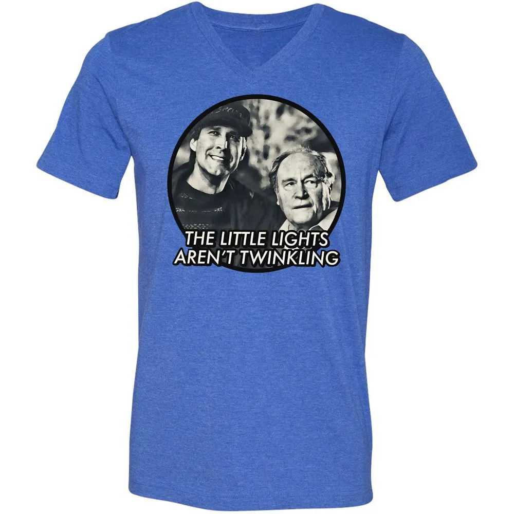 Unisex V-Neck T-Shirt - GHWZSKAA - Heather True Royal - 14