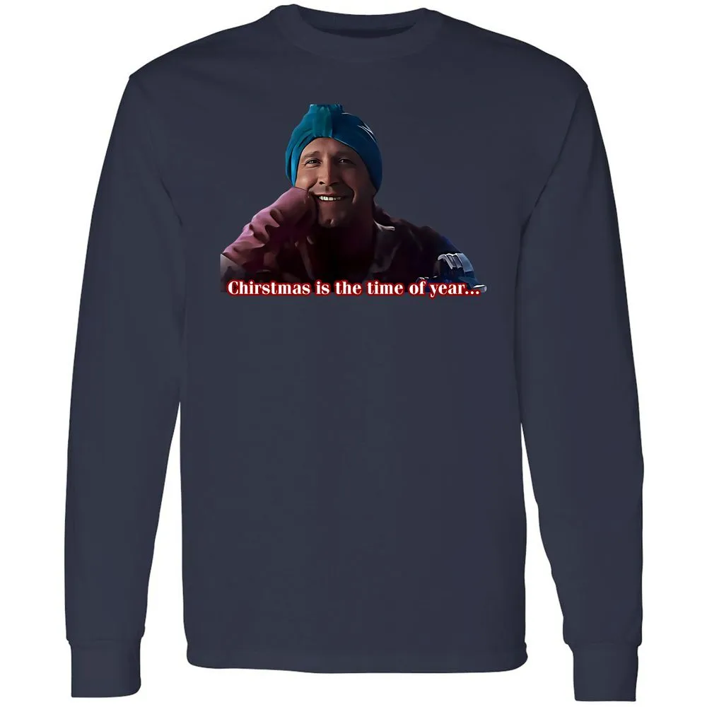 Long Sleeve T-Shirt - E5MBTQG1 - Navy - 2