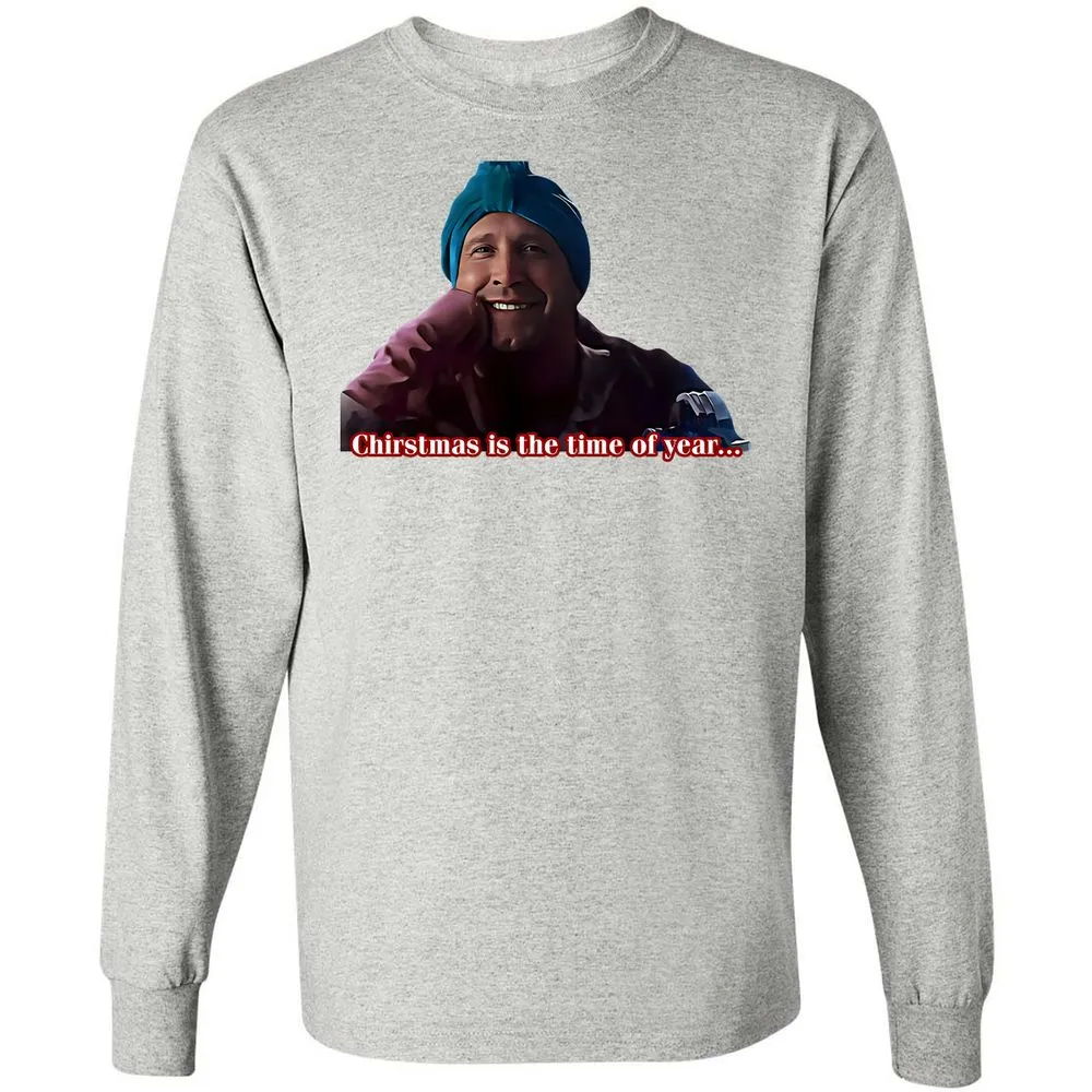 Long Sleeve T-Shirt - E5MBTQG1 - Ash - 7