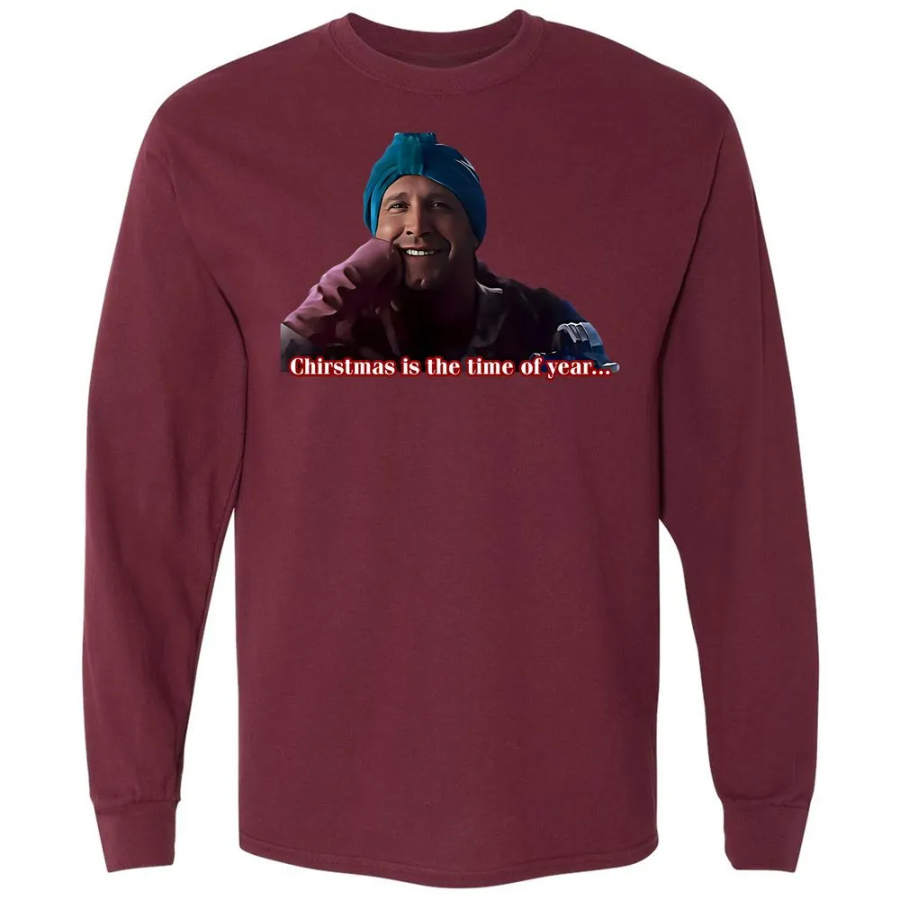 Long Sleeve T-Shirt - E5MBTQG1 - Maroon - 11