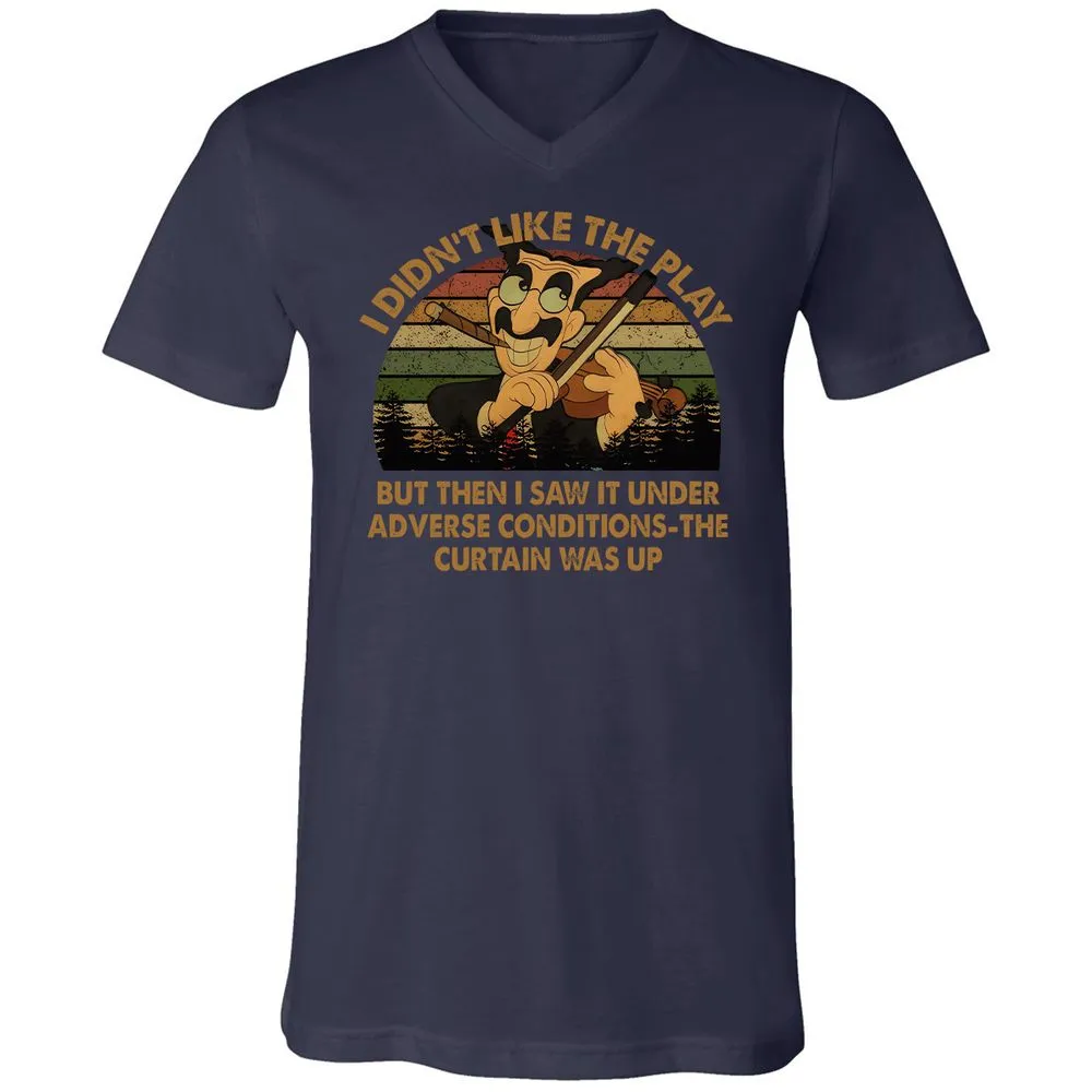 Unisex V-Neck T-Shirt - 22PB9HLL - Navy - 2