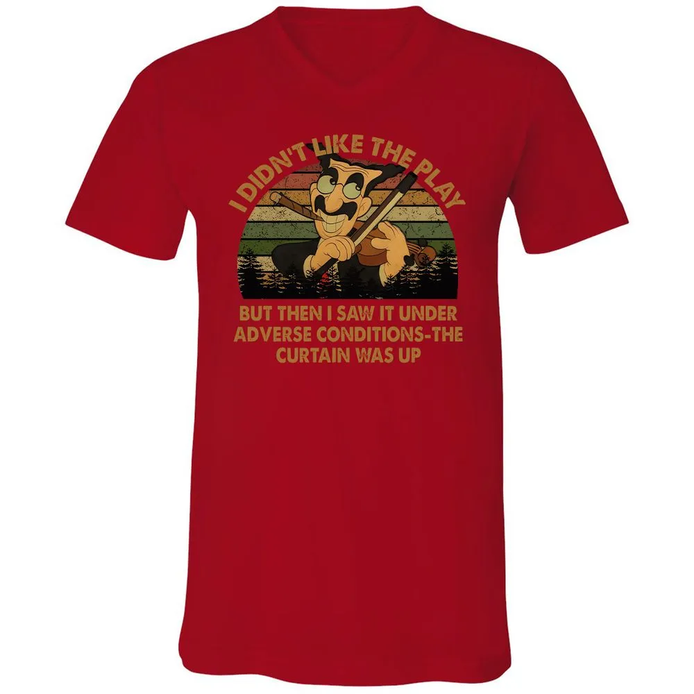 Unisex V-Neck T-Shirt - 22PB9HLL - Red - 3