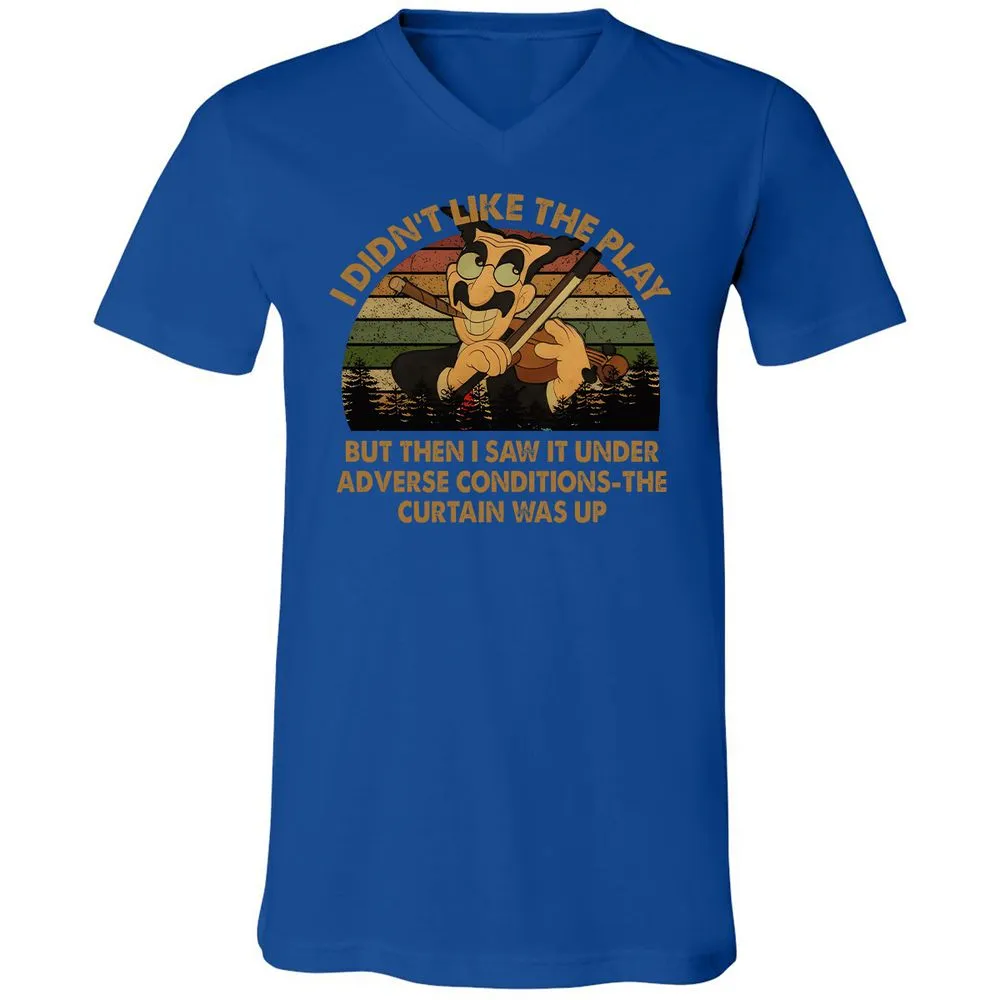 Unisex V-Neck T-Shirt - 22PB9HLL - True Royal - 4