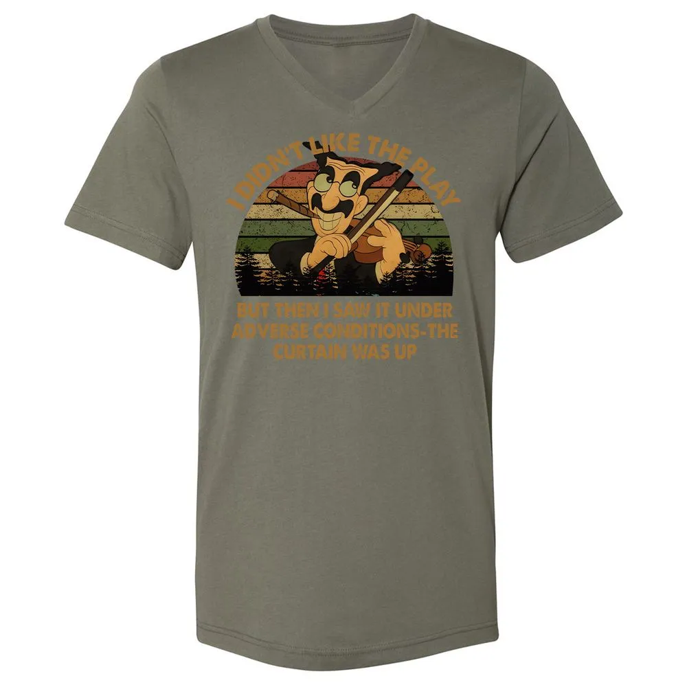Unisex V-Neck T-Shirt - 22PB9HLL - Military Green - 10