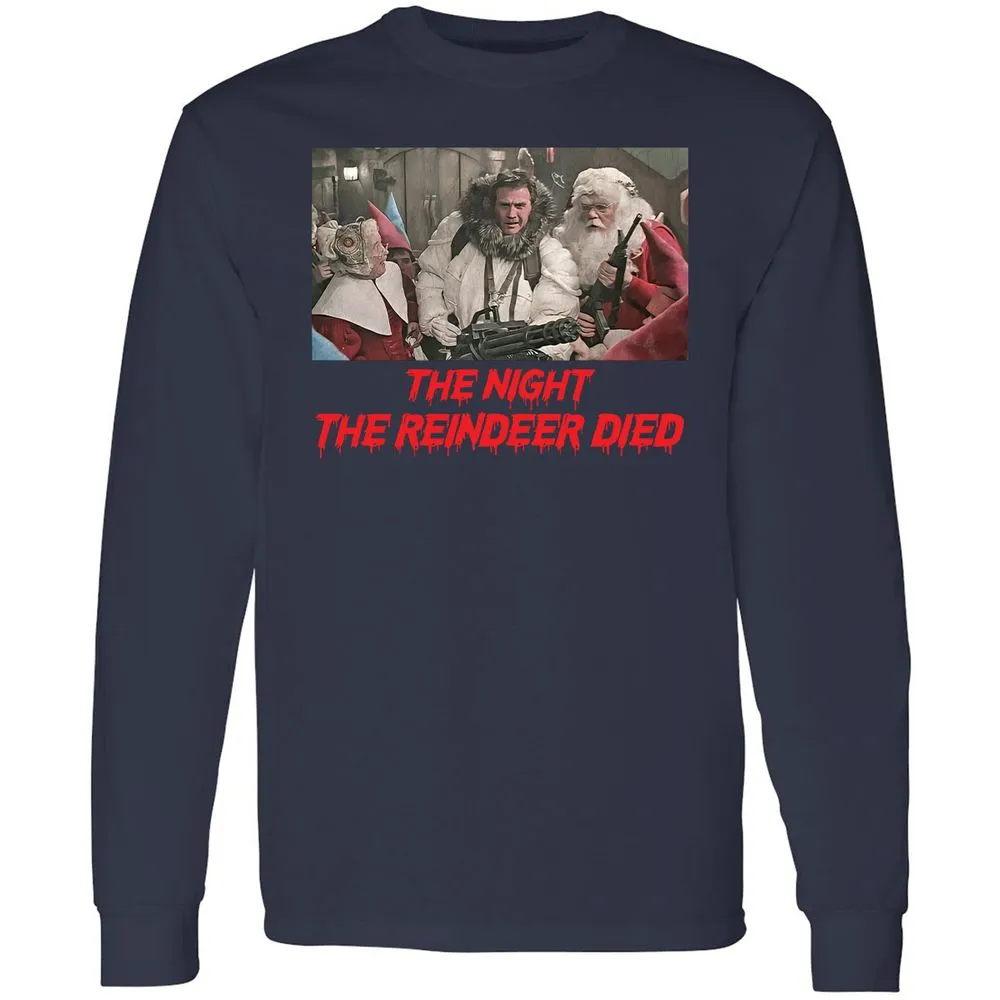 Long Sleeve T-Shirt - BPC7QUJS - Navy - 2