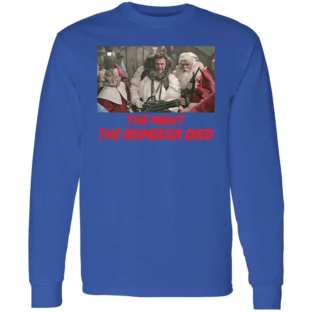 Long Sleeve T-Shirt - BPC7QUJS - Royal - 8