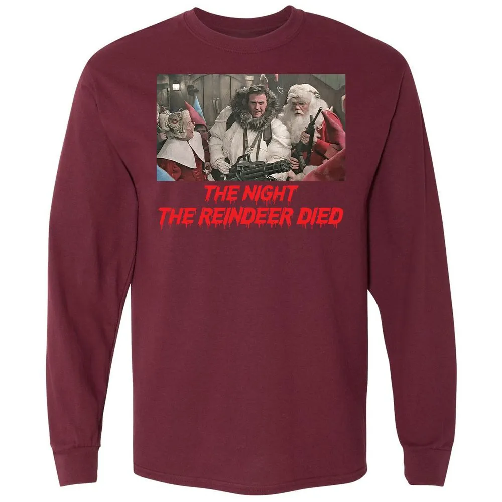 Long Sleeve T-Shirt - BPC7QUJS - Maroon - 11
