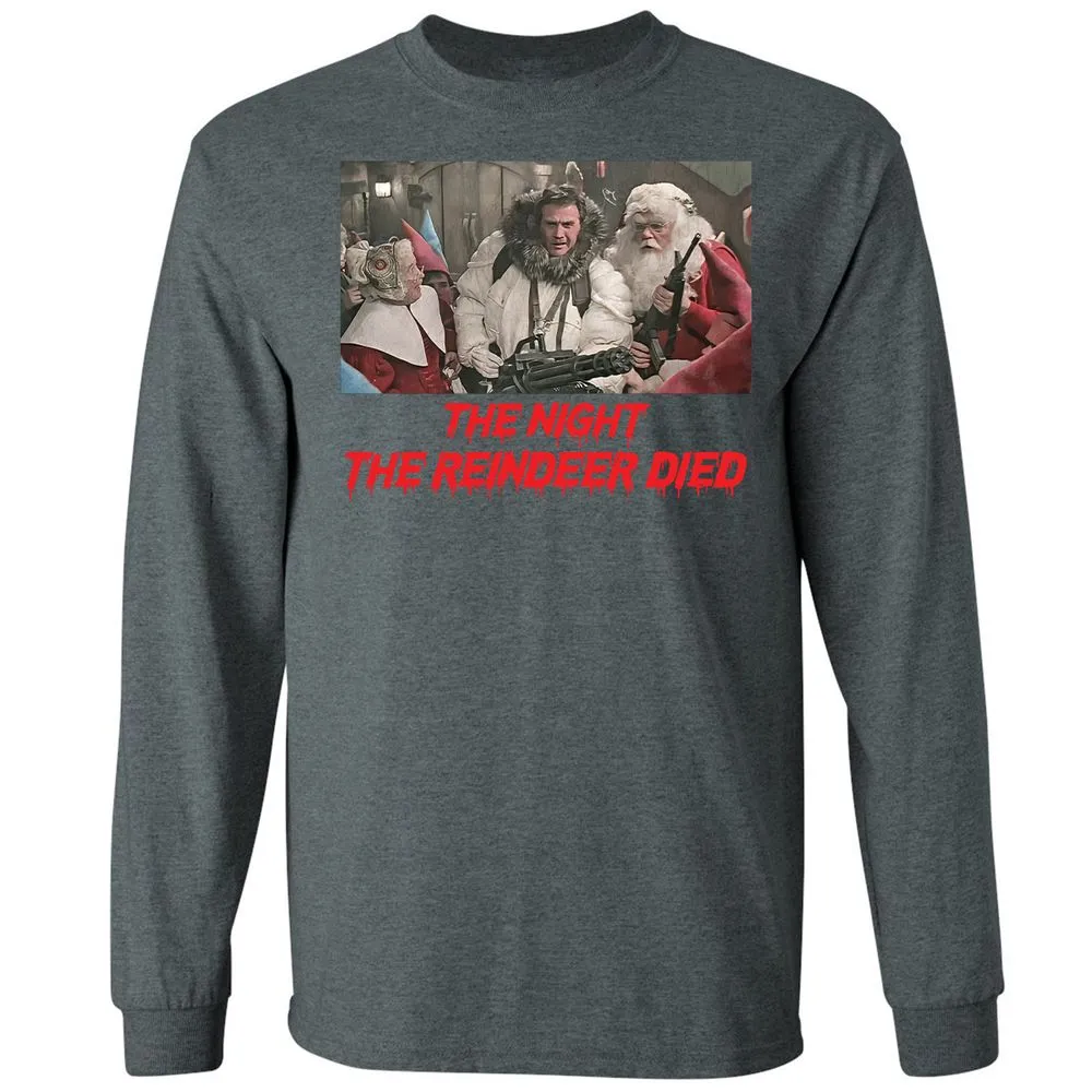 Long Sleeve T-Shirt - BPC7QUJS - Dark Heather - 15