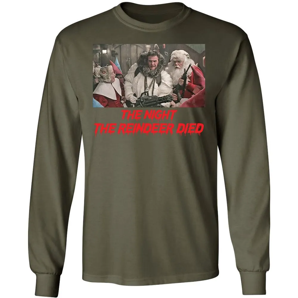 Long Sleeve T-Shirt - BPC7QUJS - Military Green - 16