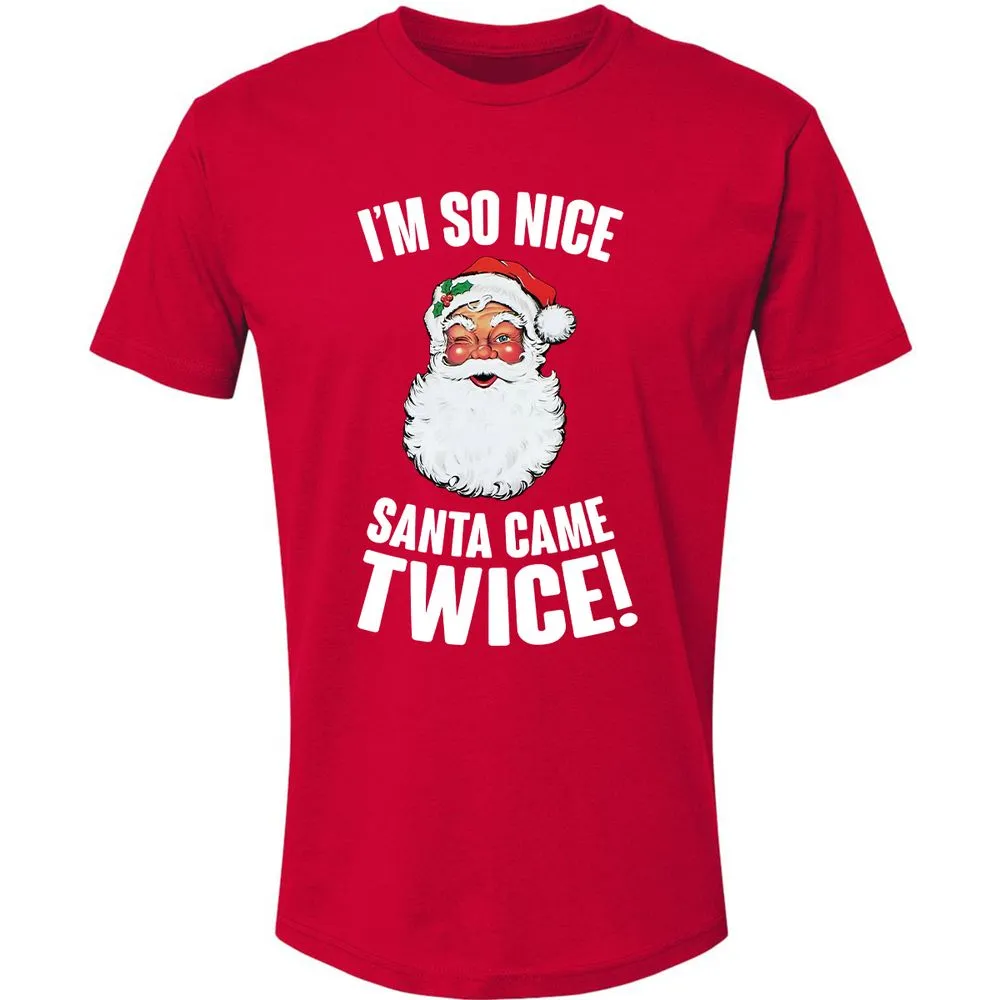 I'm So Nice Santa Came Twice! - Red - 6