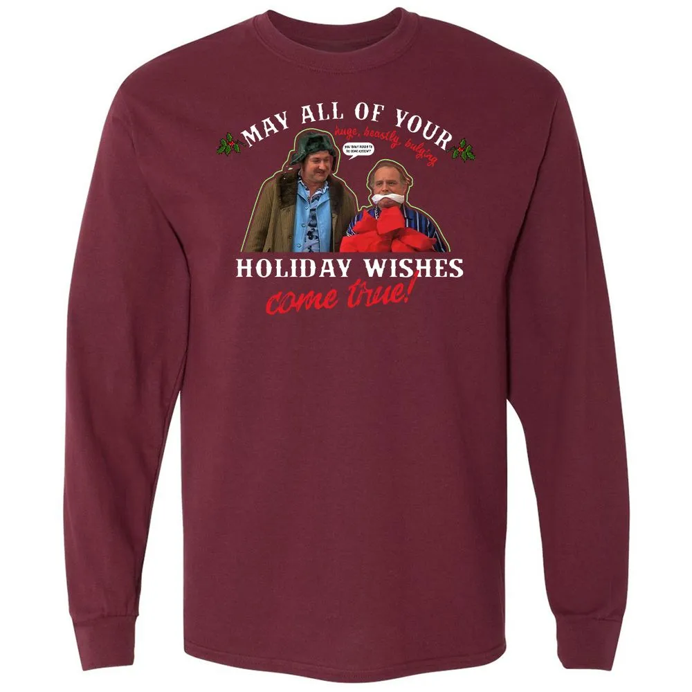 Long Sleeve T-Shirt - U97F91TB - Maroon - 11