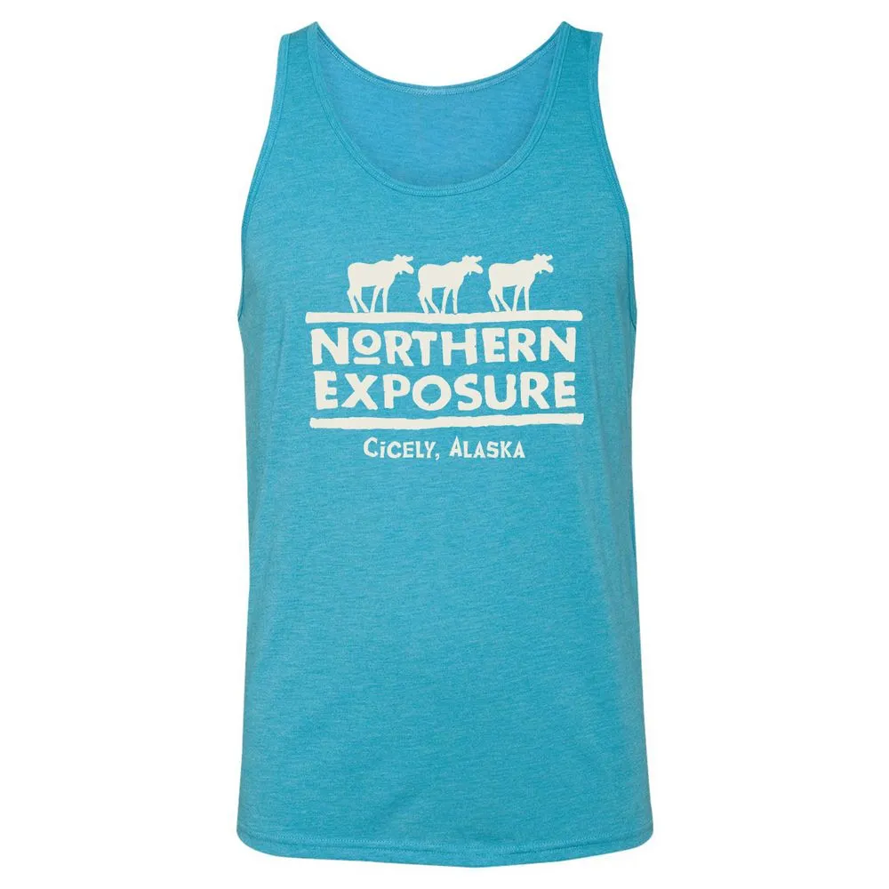 Unisex Jersey Tank - SHBZX7M5 - Aqua Triblend - 3