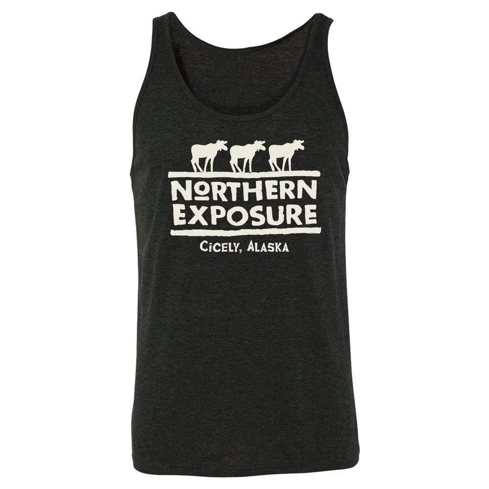 Unisex Jersey Tank - SHBZX7M5 - Charcoal Black Triblend - 5