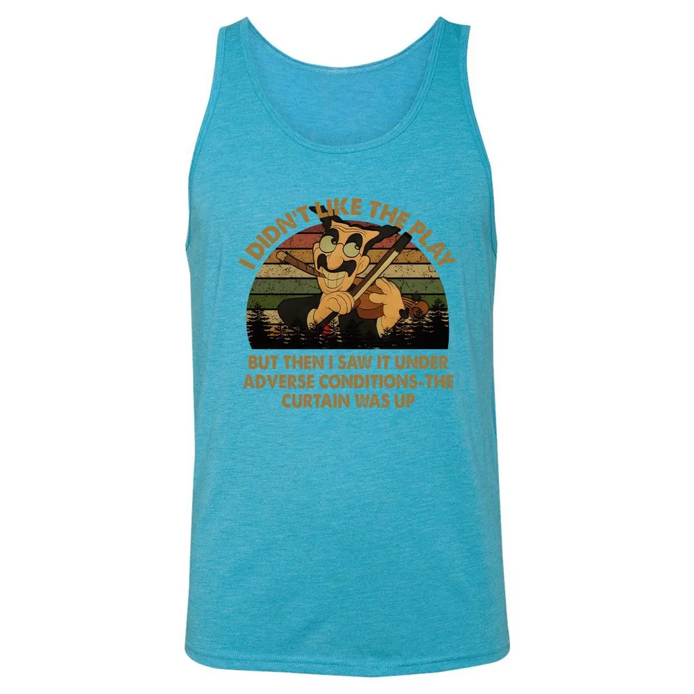 Unisex Jersey Tank - SMME86KA - Aqua Triblend - 3