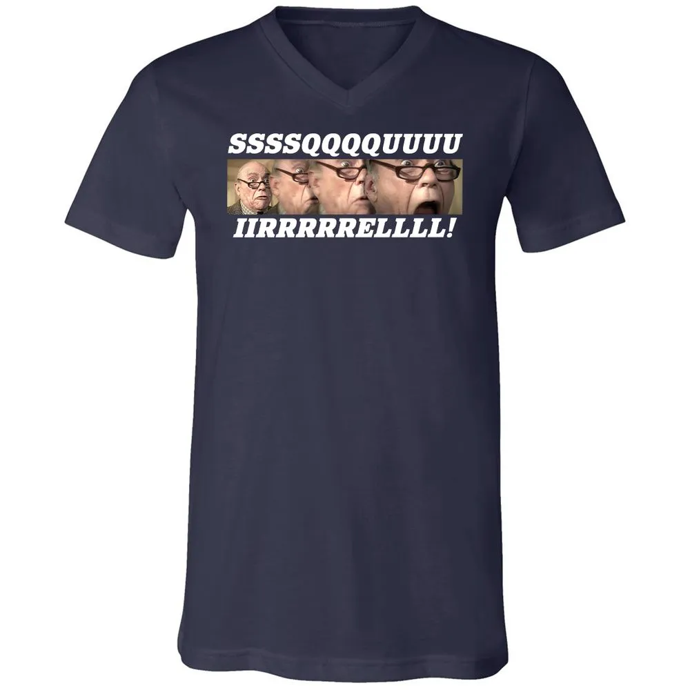 Unisex V-Neck T-Shirt - XFKQ9VVU - Navy - 2