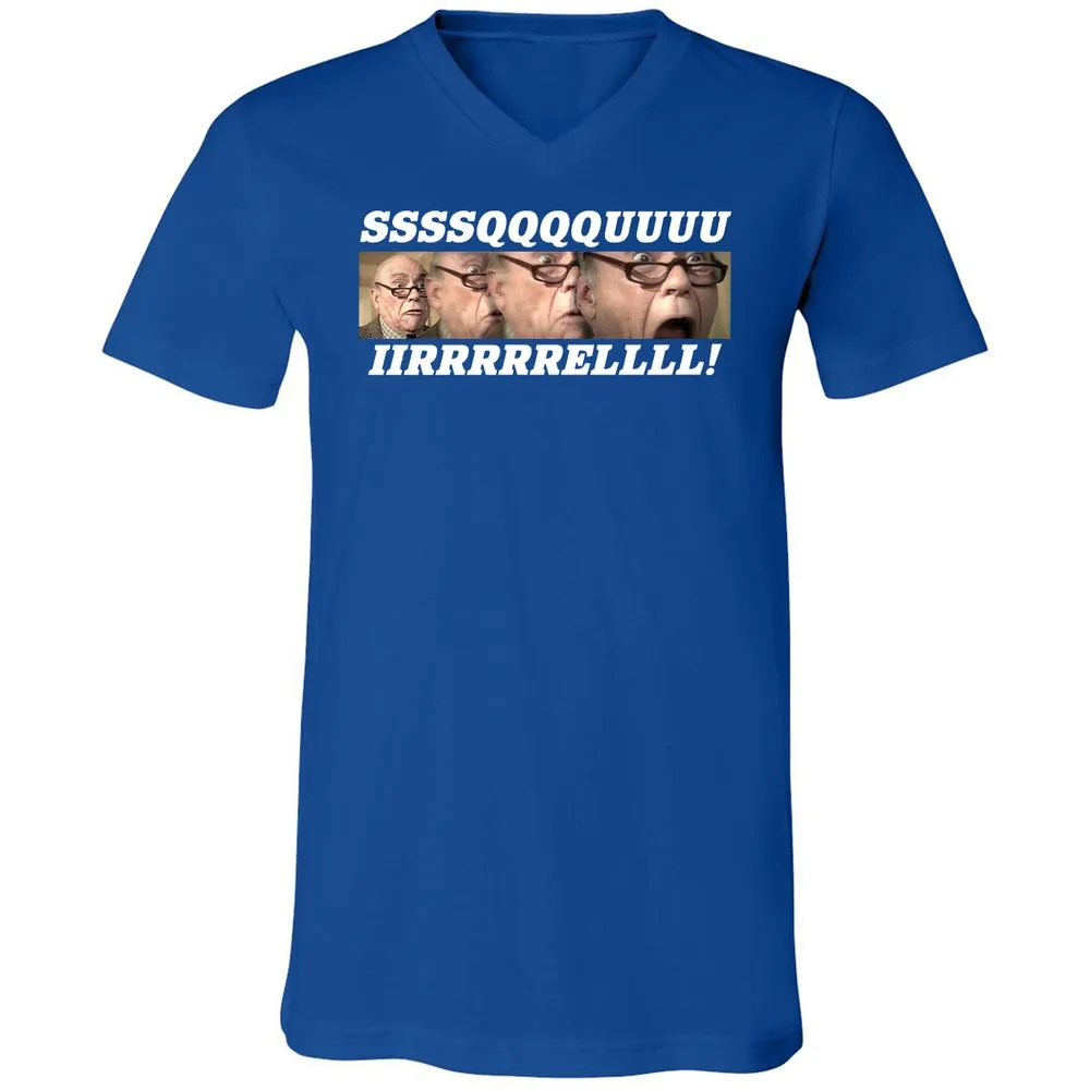 Unisex V-Neck T-Shirt - XFKQ9VVU - True Royal - 4