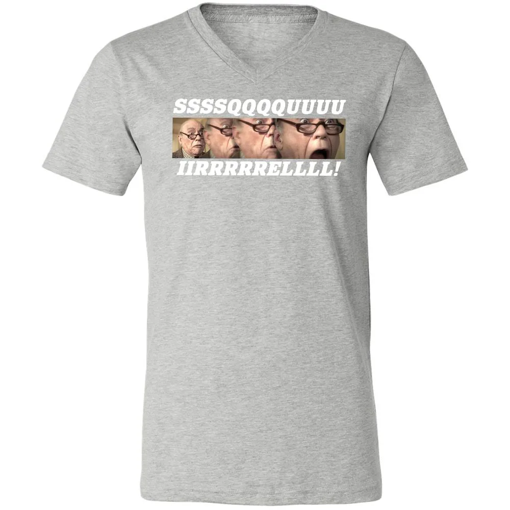 Unisex V-Neck T-Shirt - XFKQ9VVU - Athletic Heather - 7