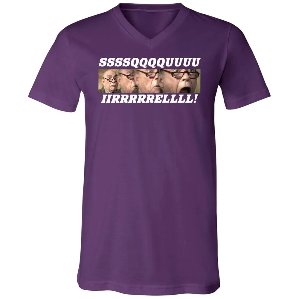 Unisex V-Neck T-Shirt - XFKQ9VVU - Team Purple - 9