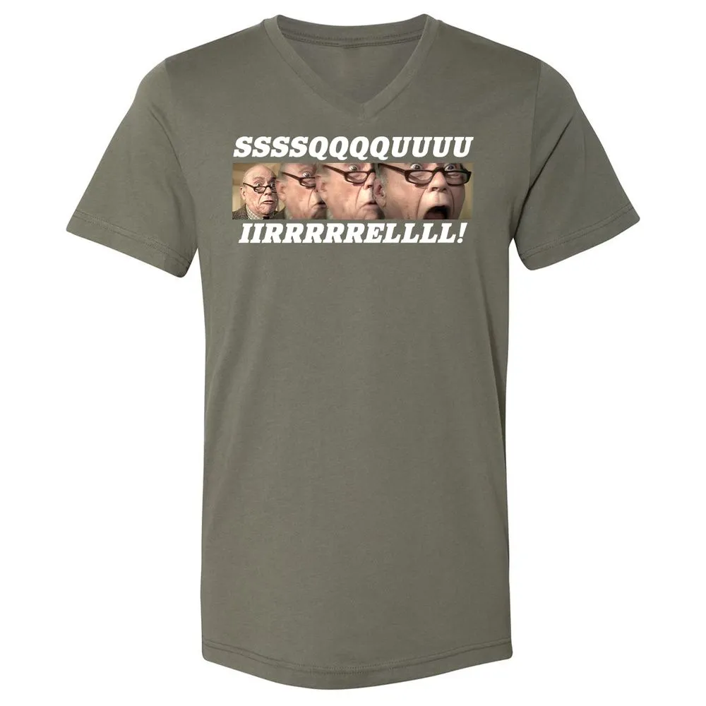 Unisex V-Neck T-Shirt - XFKQ9VVU - Military Green - 10