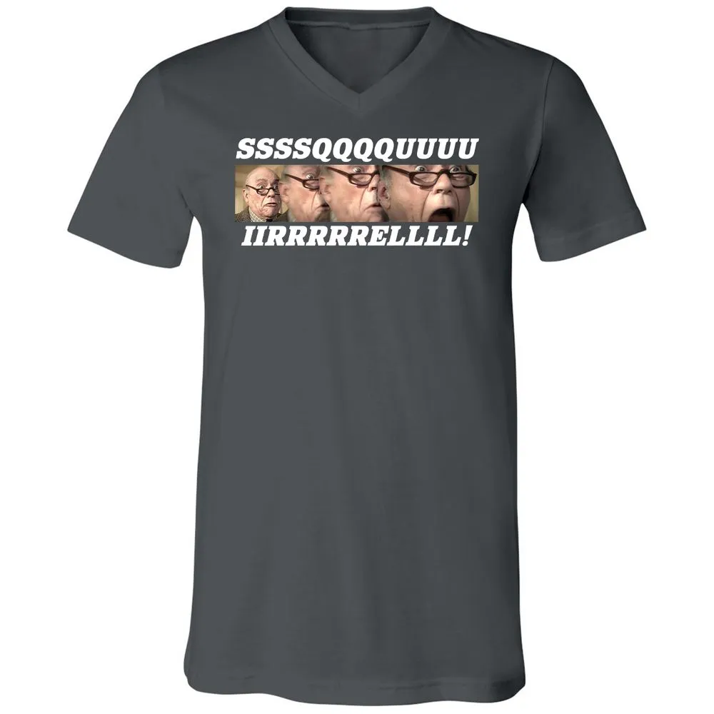 Unisex V-Neck T-Shirt - XFKQ9VVU - Asphalt - 12