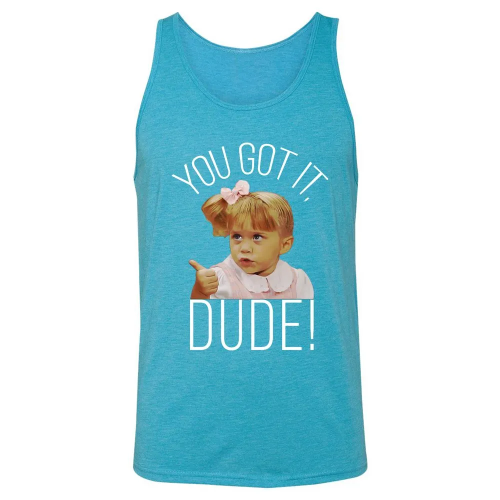 Unisex Jersey Tank - G5H2LRHF - Aqua Triblend - 3