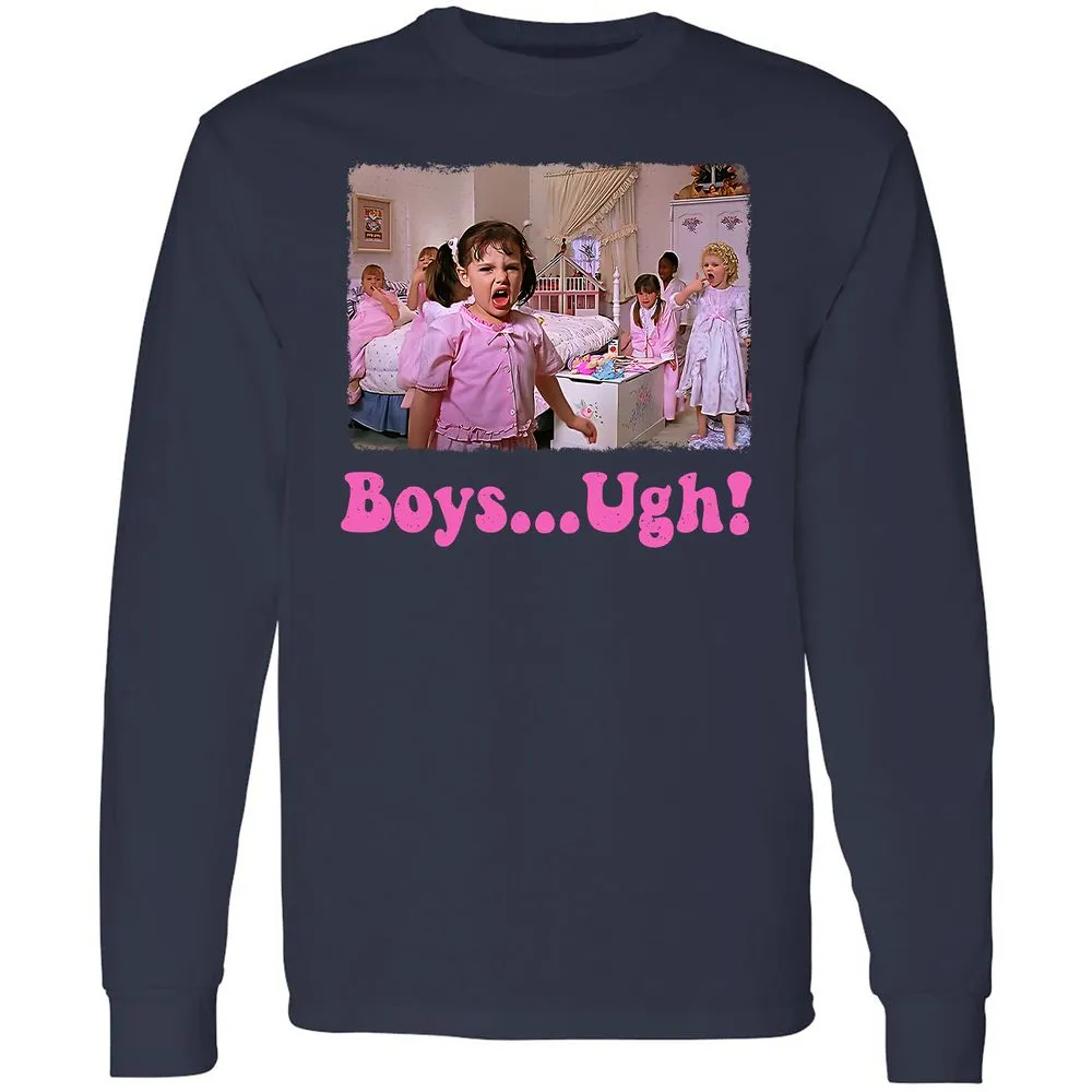 Long Sleeve T-Shirt - WVK4ZERS - Navy - 2