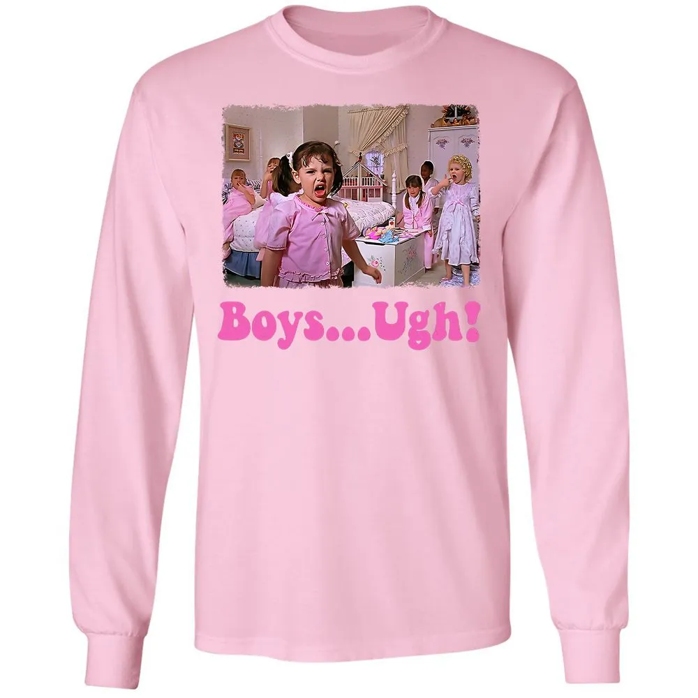 Long Sleeve T-Shirt - WVK4ZERS - Light Pink - 3