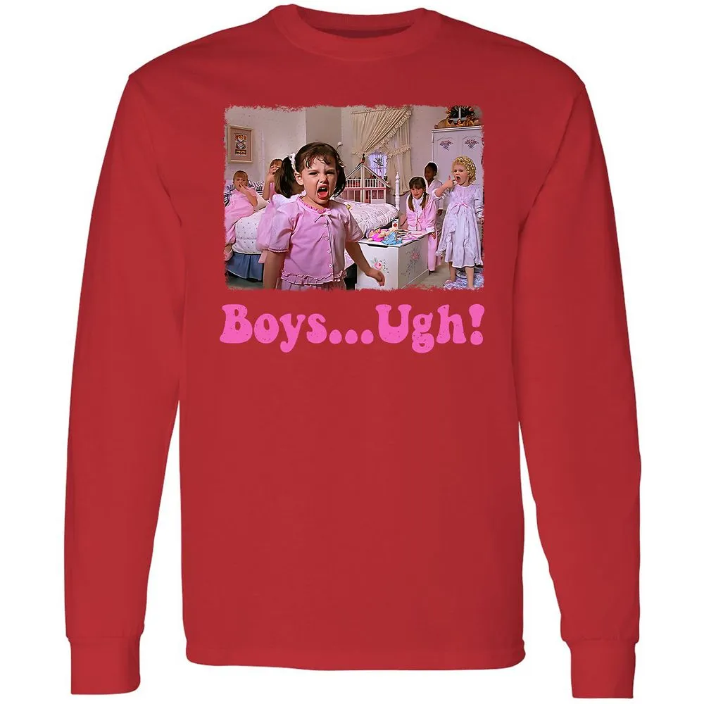 Long Sleeve T-Shirt - WVK4ZERS - Red - 14