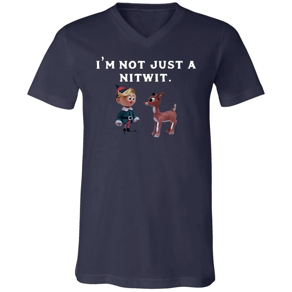 Unisex V-Neck T-Shirt - DPNMDE54 - Navy - 2