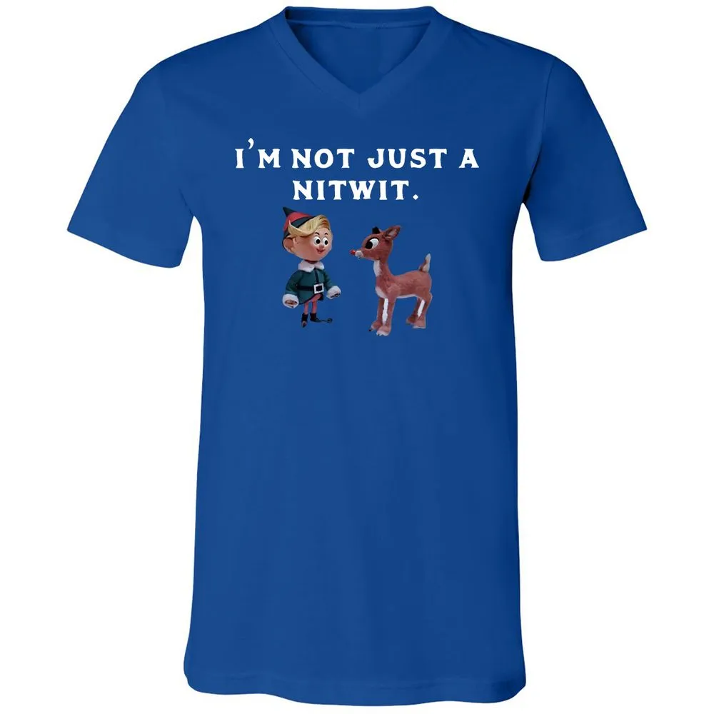 Unisex V-Neck T-Shirt - DPNMDE54 - True Royal - 4