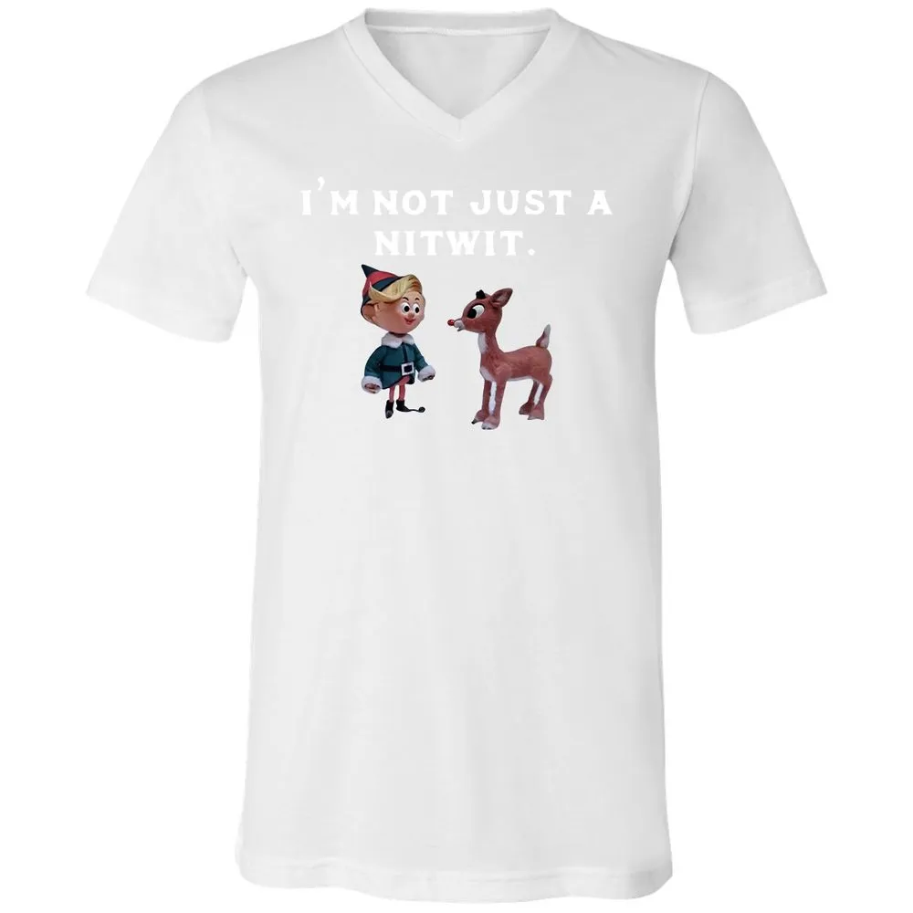 Unisex V-Neck T-Shirt - DPNMDE54 - White - 5