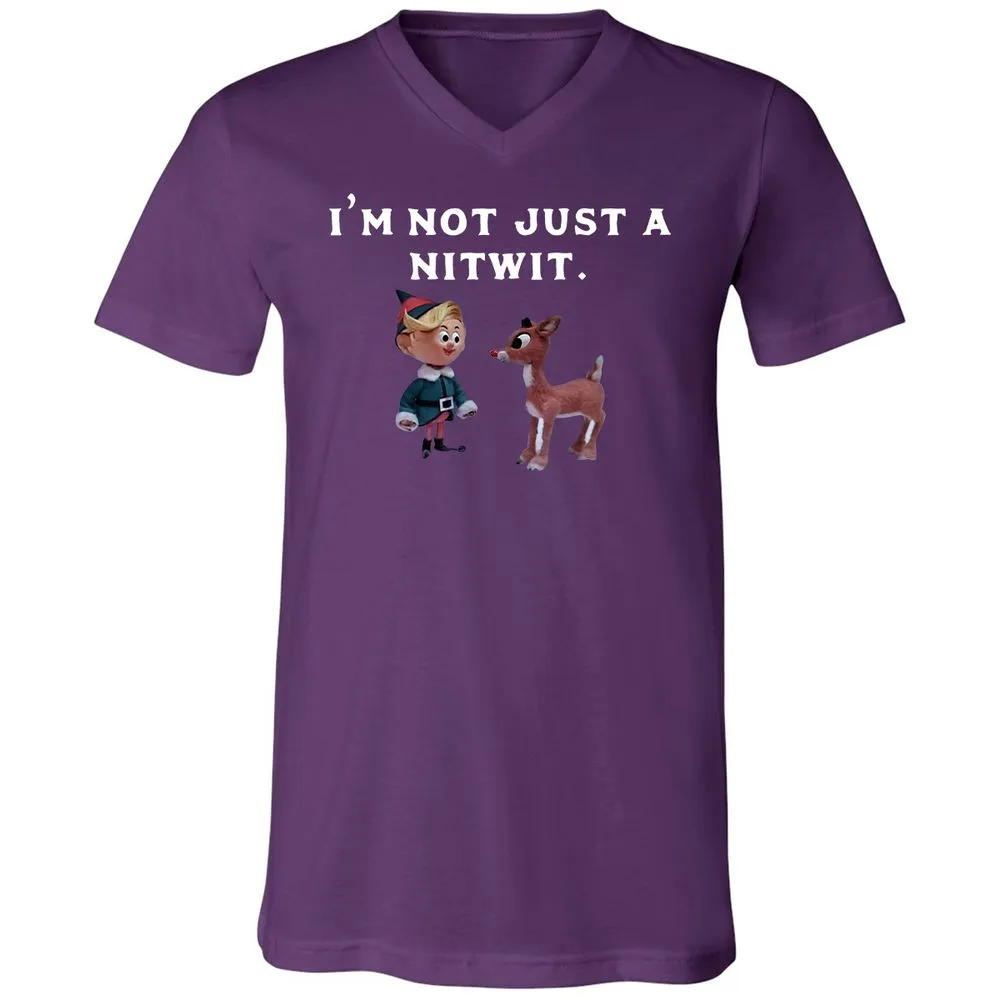 Unisex V-Neck T-Shirt - DPNMDE54 - Team Purple - 9