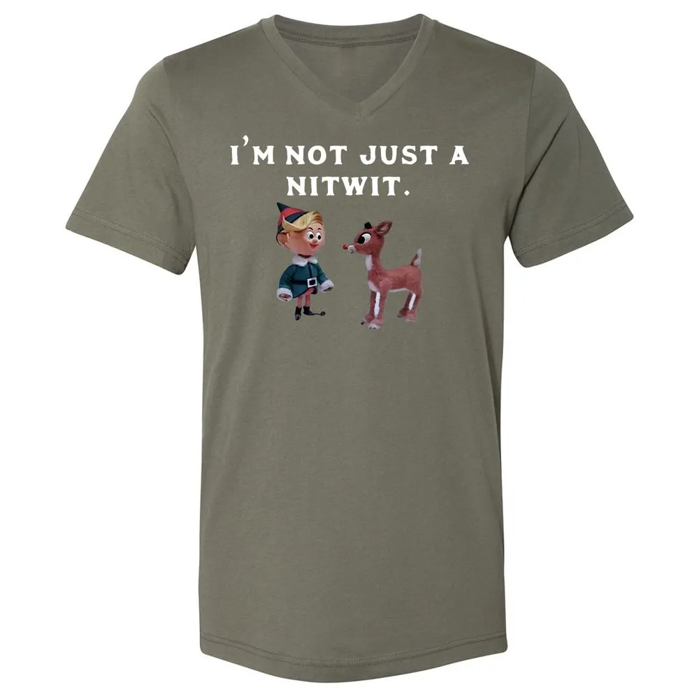 Unisex V-Neck T-Shirt - DPNMDE54 - Military Green - 10