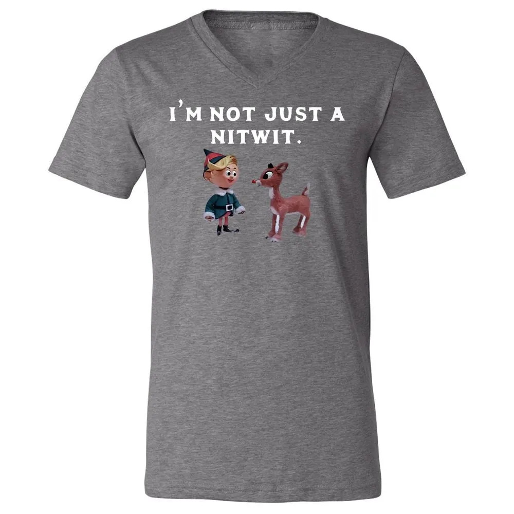 Unisex V-Neck T-Shirt - DPNMDE54 - Deep Heather - 13