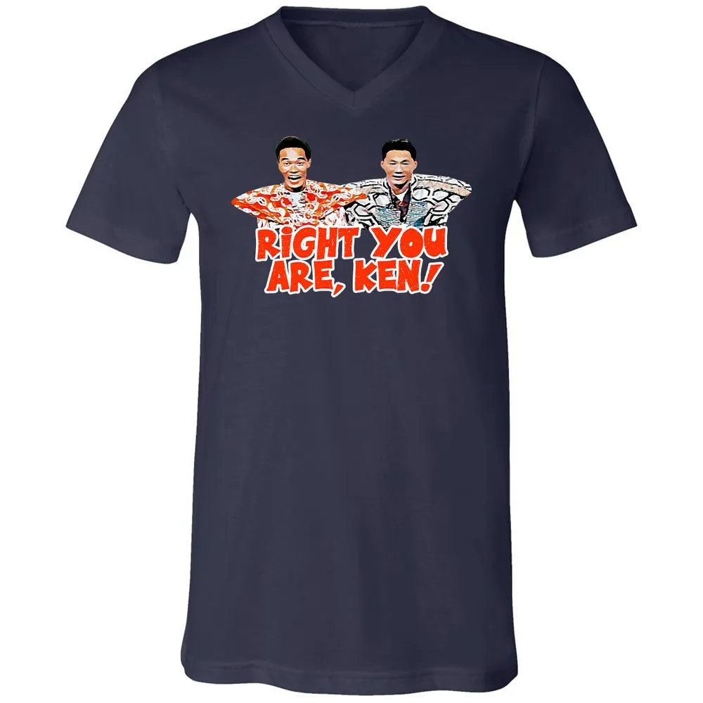 Unisex V-Neck T-Shirt - BMT948TH - Navy - 2