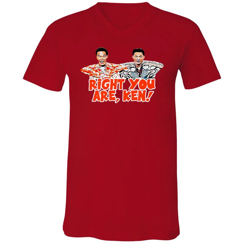 Unisex V-Neck T-Shirt - BMT948TH - Red - 3