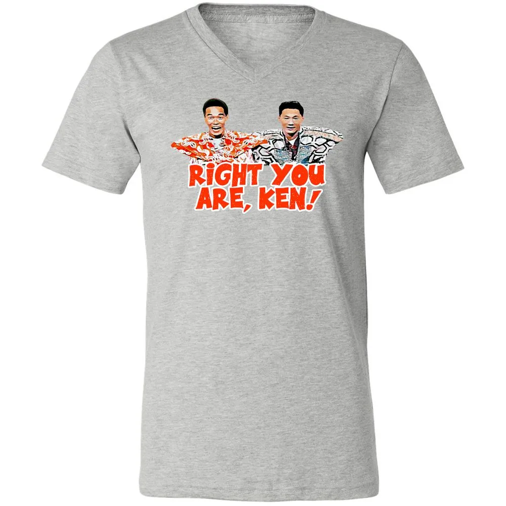 Unisex V-Neck T-Shirt - BMT948TH - Athletic Heather - 7