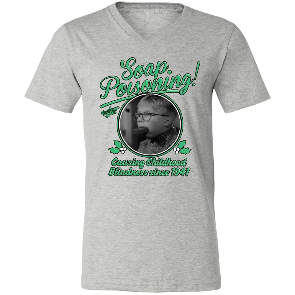 Unisex V-Neck T-Shirt - WUDW6L2W - Athletic Heather - 7