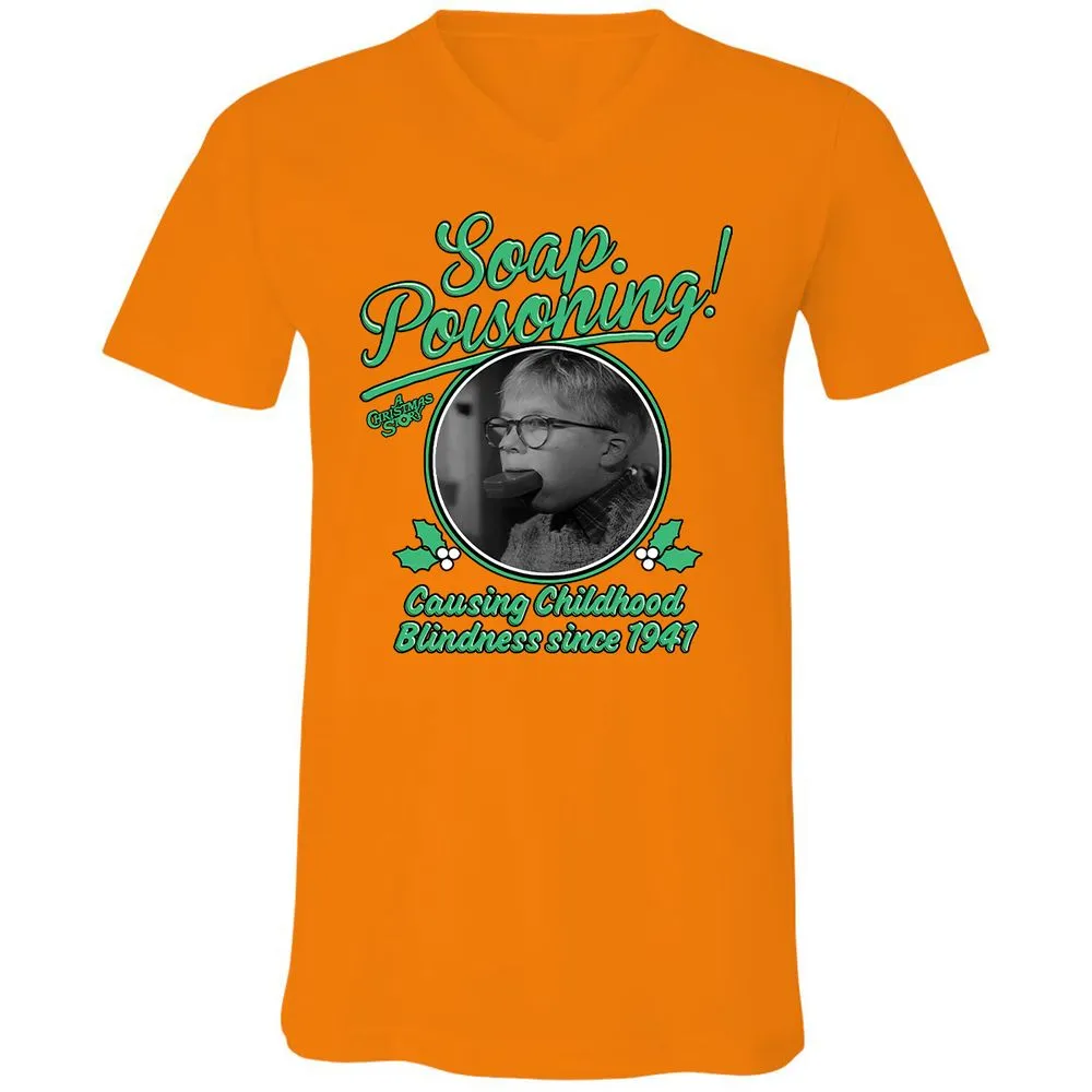 Unisex V-Neck T-Shirt - WUDW6L2W - Orange - 11