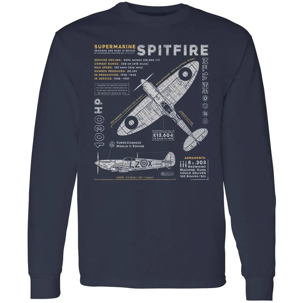 Supermarine Spitfire Essential - Navy - 2