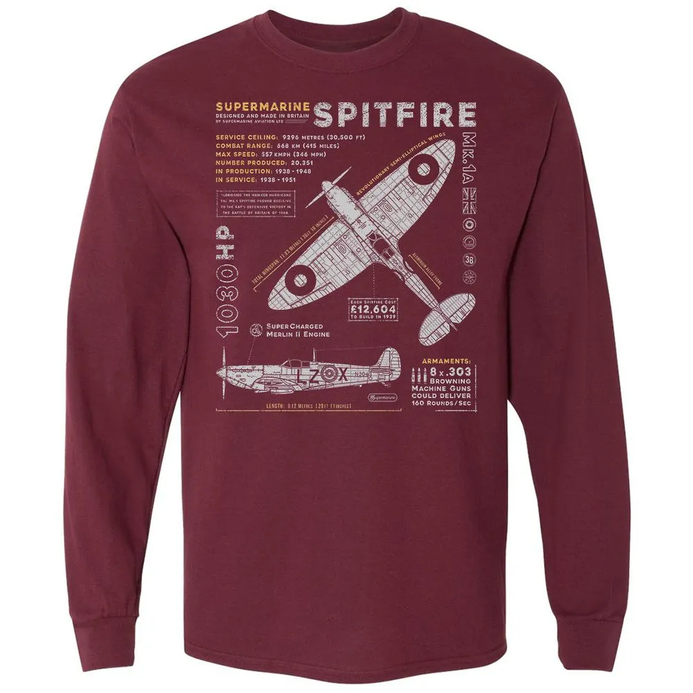 Supermarine Spitfire Essential - Maroon - 11