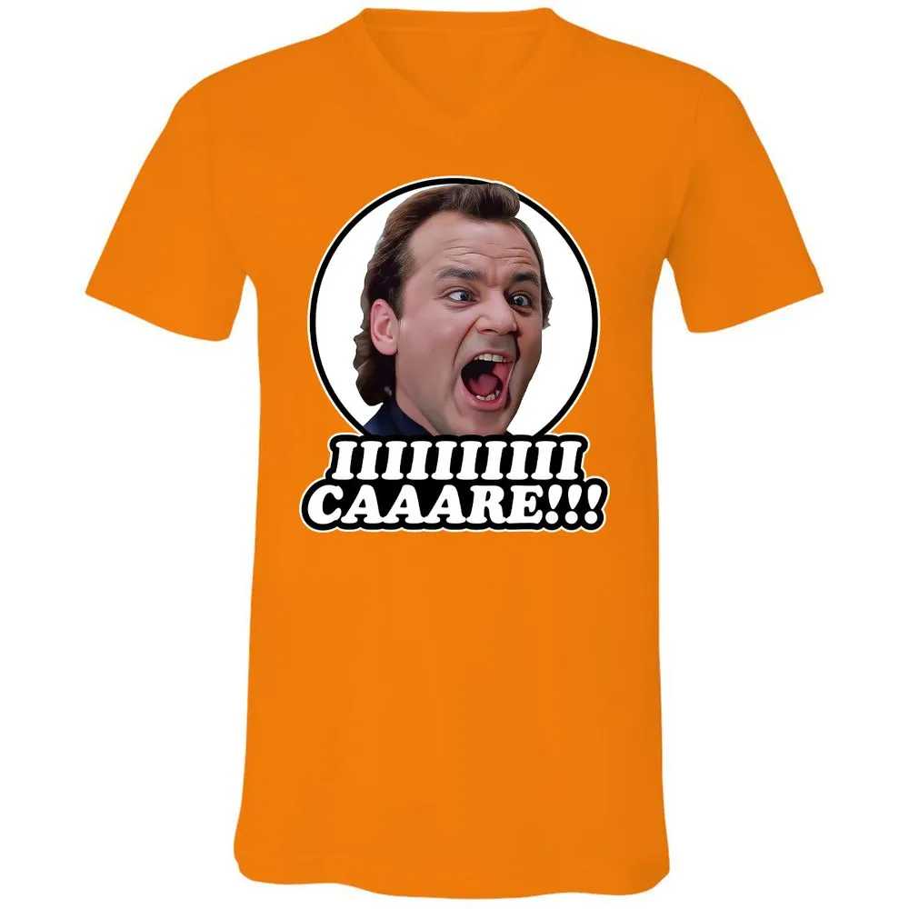 Unisex V-Neck T-Shirt - GSL1Q5MD - Orange - 11