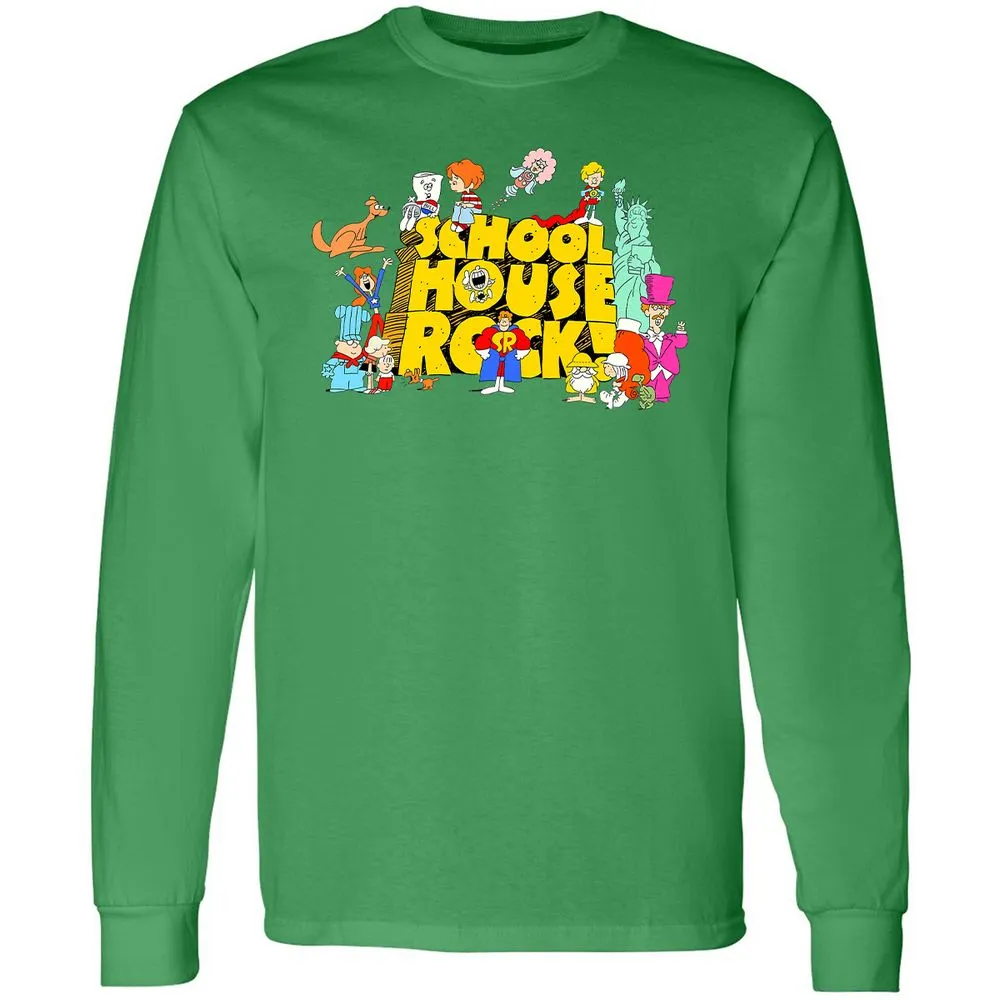 Long Sleeve T-Shirt - WR9LQ7H8 - Irish Green - 10