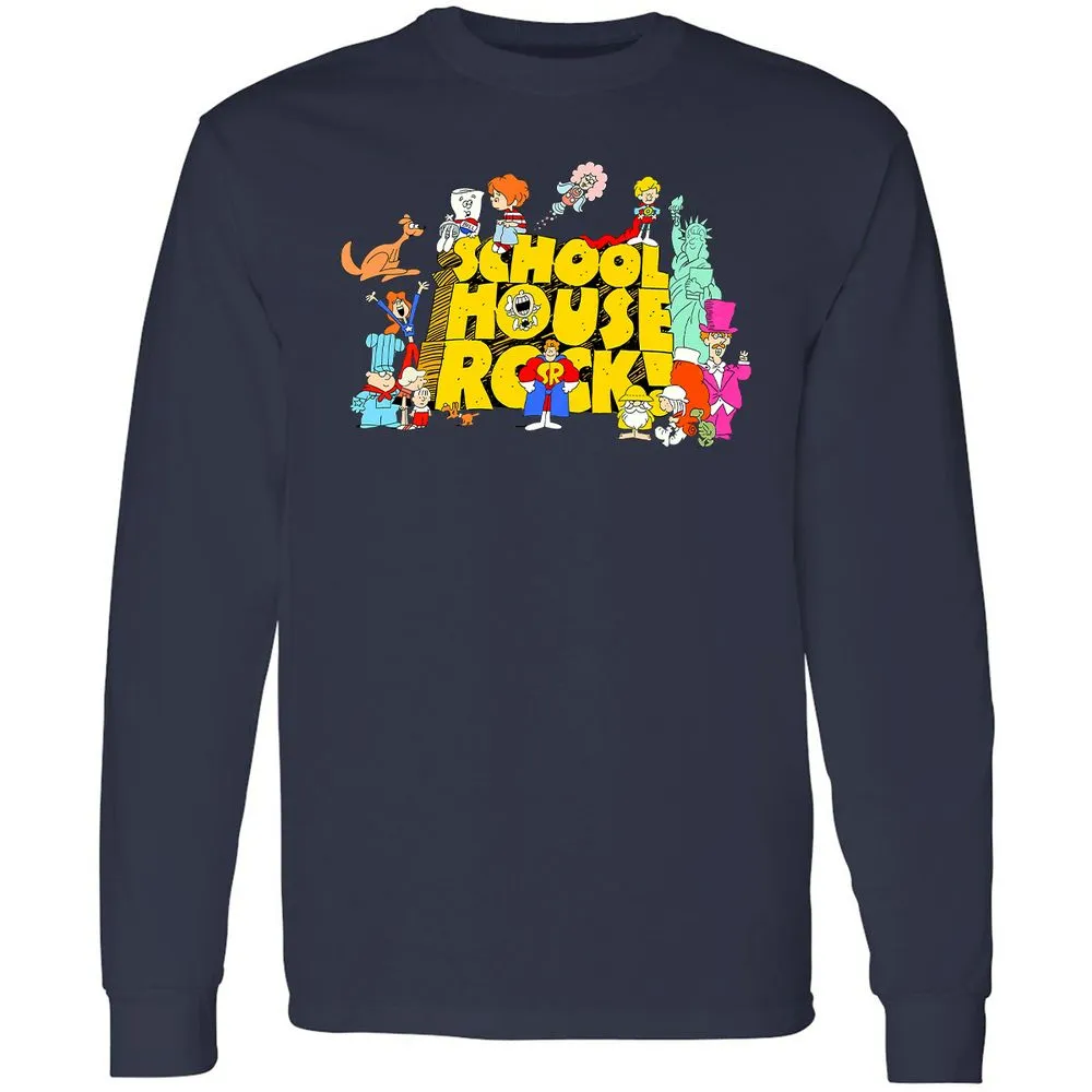 Long Sleeve T-Shirt - WR9LQ7H8 - Navy - 12