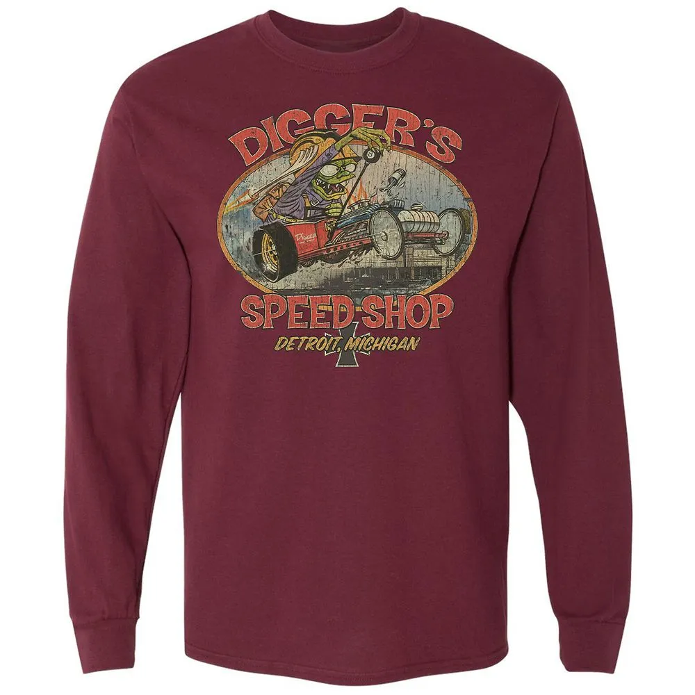 Digger's Speed Shop 1967 - Maroon - 11