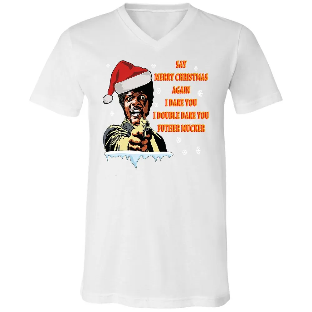 Unisex V-Neck T-Shirt - FHMH5ACD - White - 5
