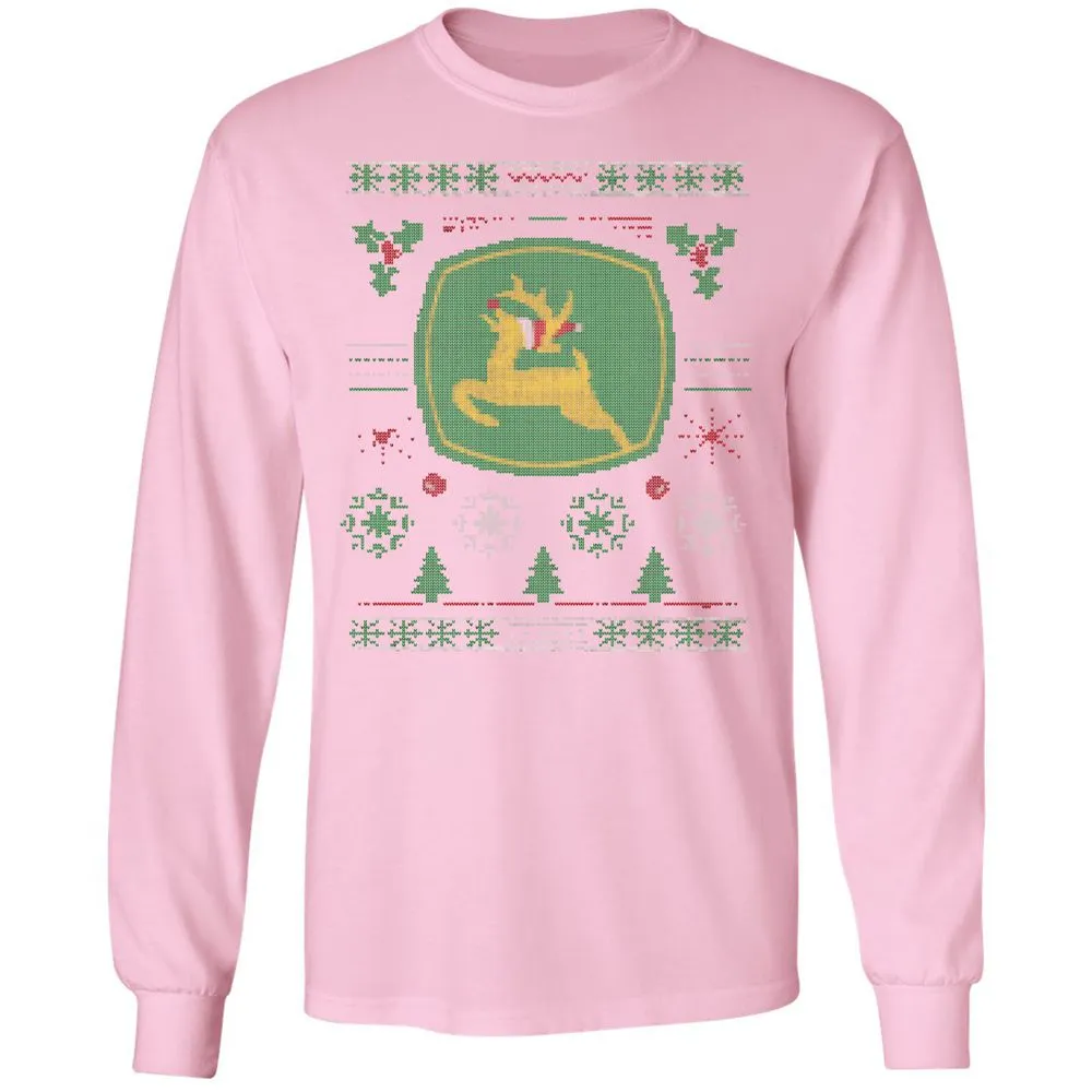 Long Sleeve T-Shirt - YFCPXATQ - Light Pink - 3