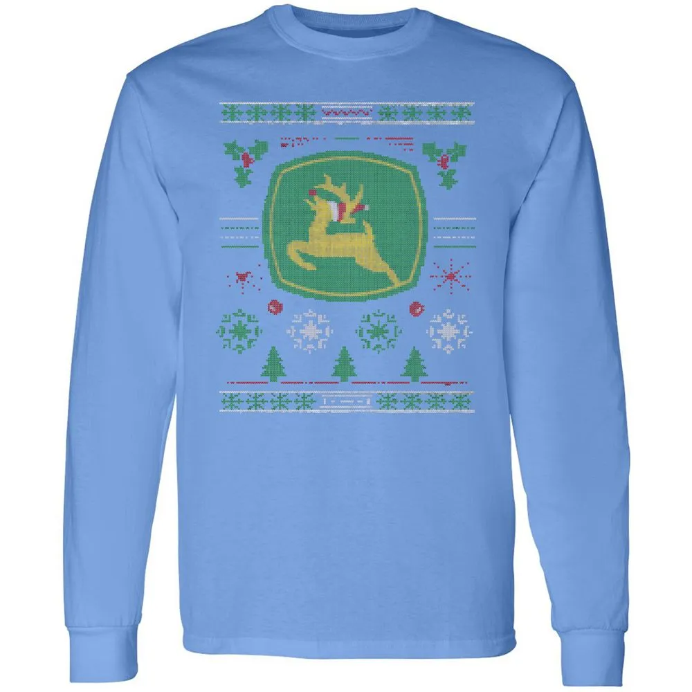 Long Sleeve T-Shirt - YFCPXATQ - Carolina Blue - 12